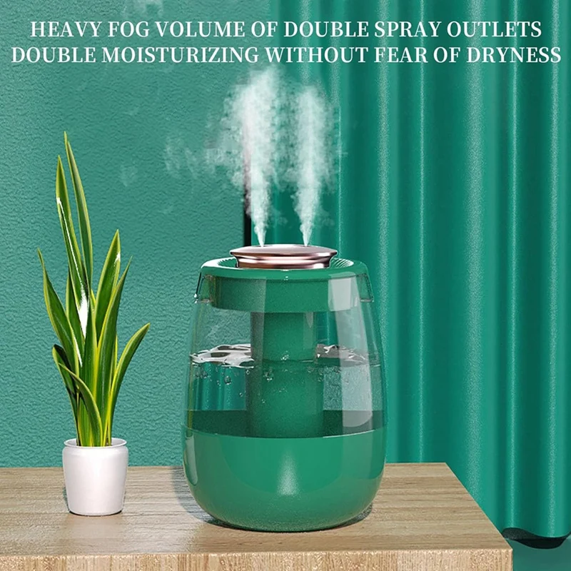 Humidificateur domestique enfichable USB, chambre à coucher, petit salon, grand brouillard, bureau, bureau, grande capacité, durable