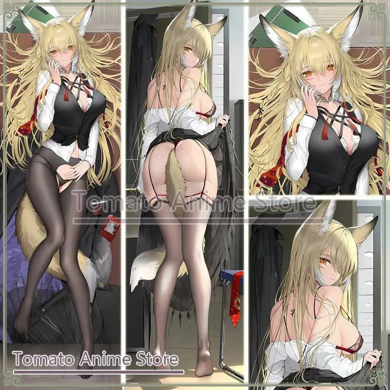 

Aknights Vulpisfoglia Dakimakura Hing Body Pillow Case Cosplay Japanese Otaku Cushion Cover Xmas