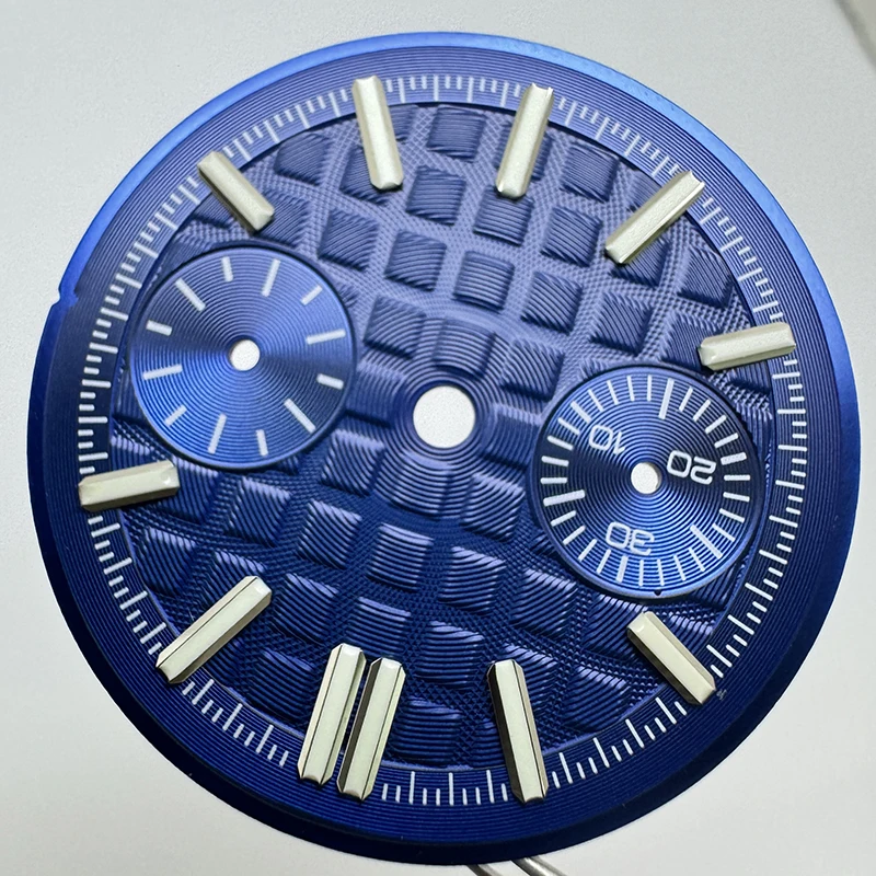 30.5 مللي متر لا شعار Vk64 ساعة الطلب 2 عيون شبكة المزدوج مقياس الأخضر مضيئة الهاتفي جديد مذكرات ساعة الطلب لإصلاح VK64 تعديل