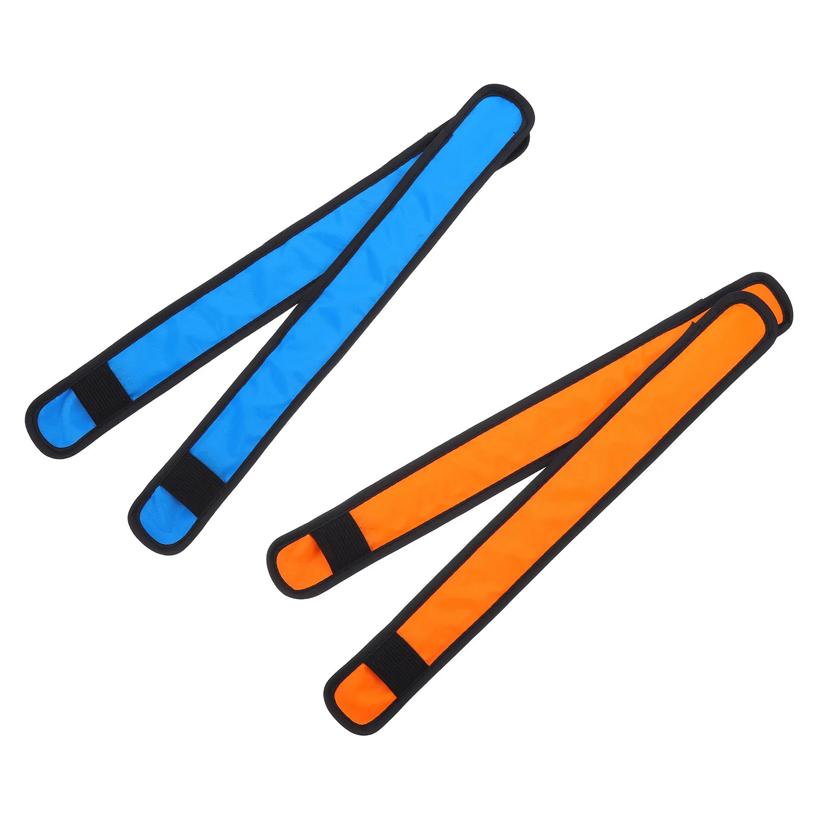 4 قطعة Led الحصان الكاحل يلتف توهج الخيول الساق العصابات ليلة ركوب السلامة تنفس نسيج مقاوم للماء إغلاق سريع #3