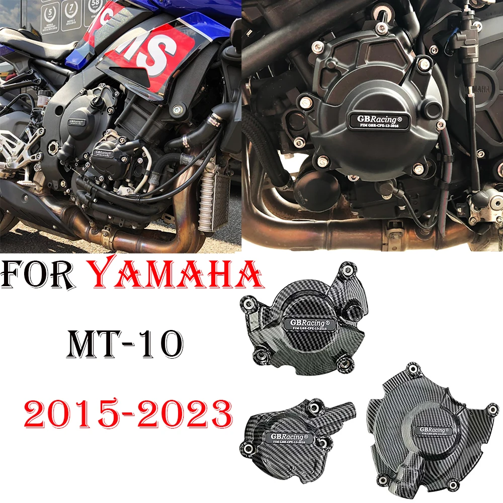 

Motorcycles Engine protective cover For YAMAHA MT10 MT-10 2015-2023 carbon fiber printing