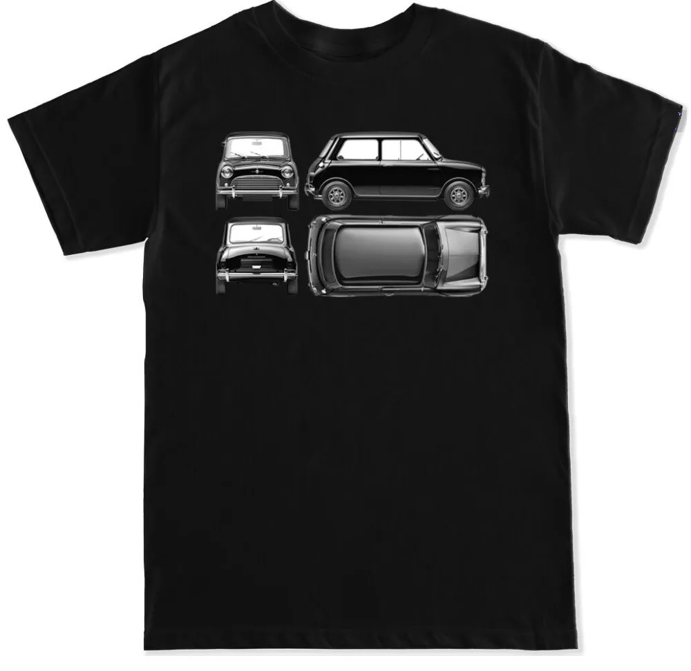 Austin Mini Vtec Cooper Classic T-shirt Summer Fashion Funny High-Quality Printing Casual 100%Cotton Round-neck Short Sleeve Tee