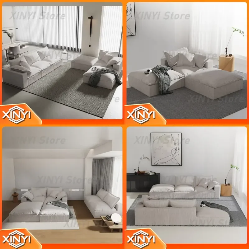 Customized Modular Living Room Sofa Set Design Compression Furniture for Home Use