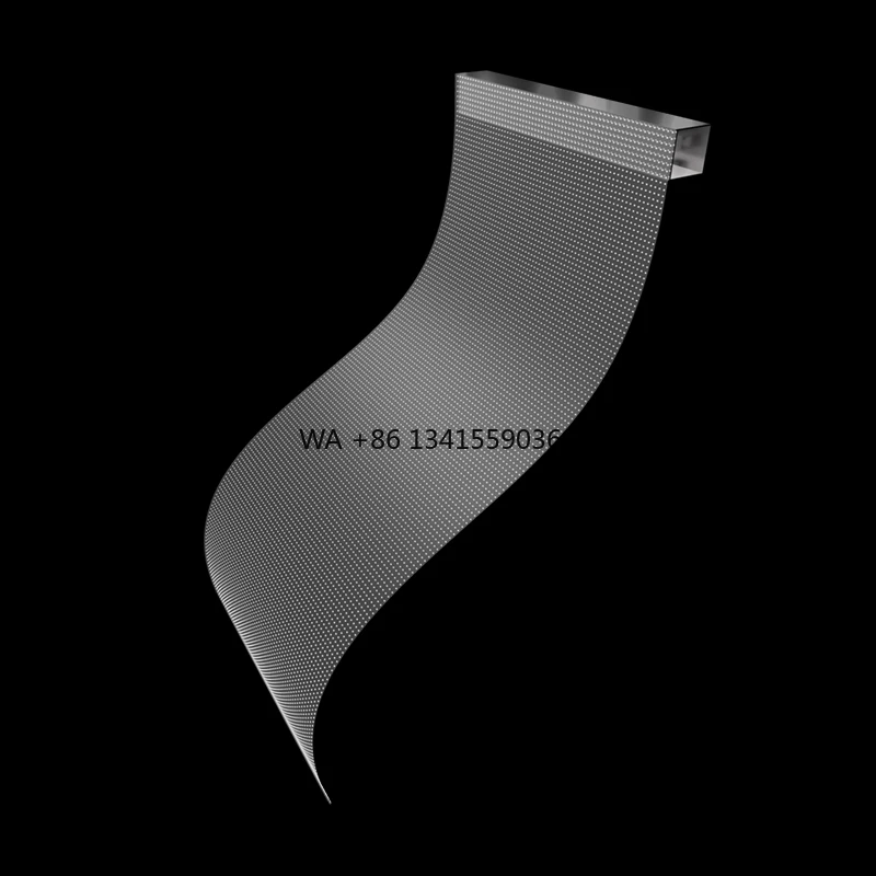 

Ultra-thin Mounting LED Display Screen Support Cutting P20 Transparent Led Film Screen