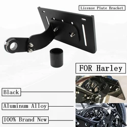 FOR Harley Softail Breakout Fatboy 2018 2019 2020 2021 Slim Deluxe Heritage Classic Side Mount License Plate Holder Bracket