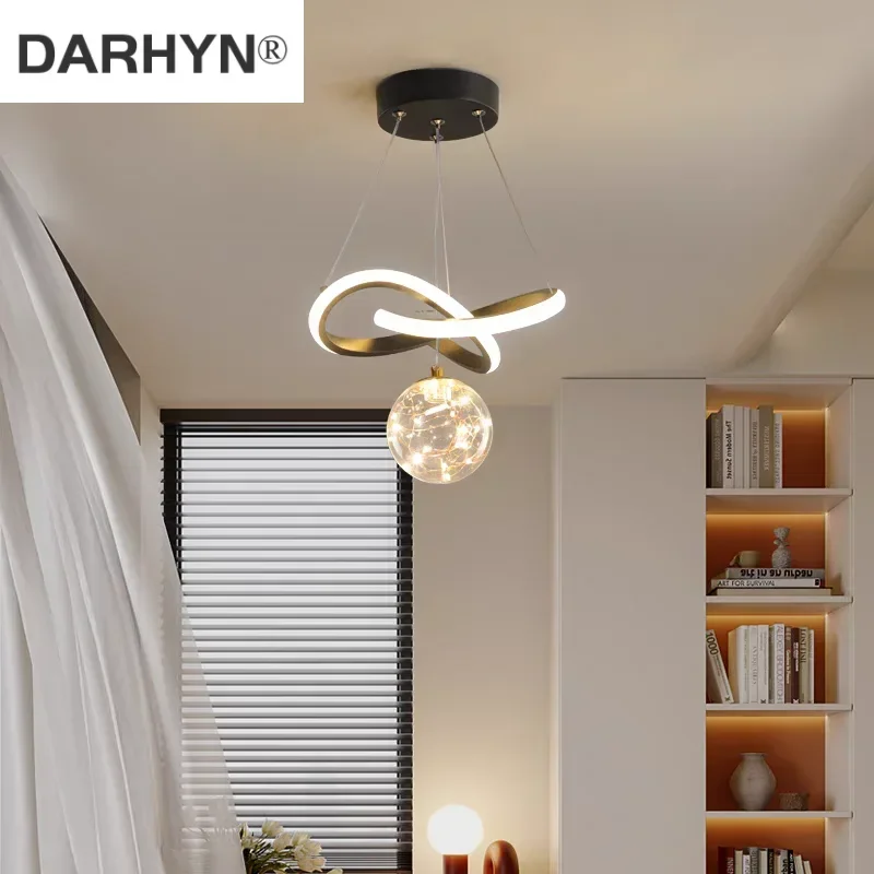 

Nordic LED Ceiling Pendant Lamp Dining Room Corridor Lamp Bedroom Living Room Personality Creativity Simple Illumination Light