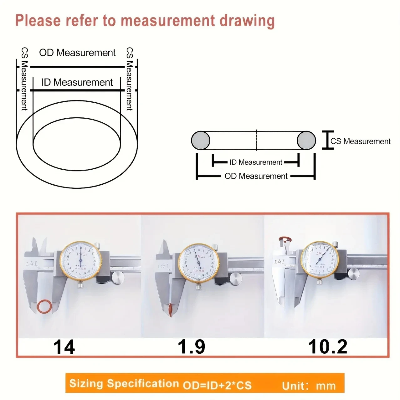 Silicone O Ring Set 10 Größen Öl und Hitzebeständig Gummi Dichtungsring Dichtungsdichtung Universelles Ersatzteil für Autoreparatur Wasserhahn Sanitär Rohre Luft Gasleitungen Haushalt und Industrie ZubehörRunde Dichtun – Detail 11