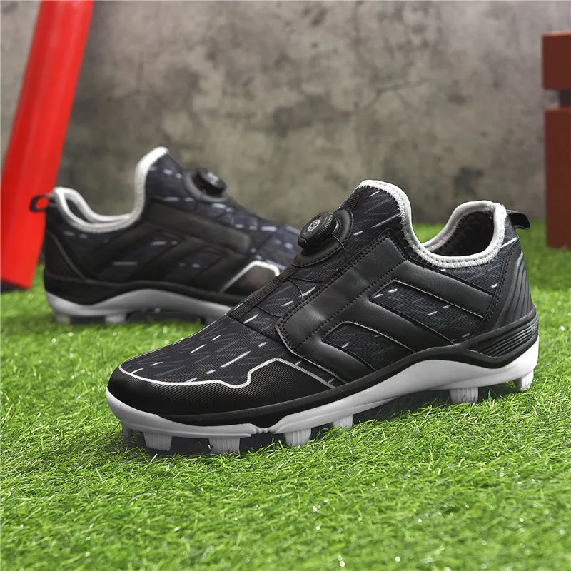 2024 Hot Sale Baseball Training Shoes Men Black Red Gym Shoes Mens Professional Court Shoes Man Sports Shoe