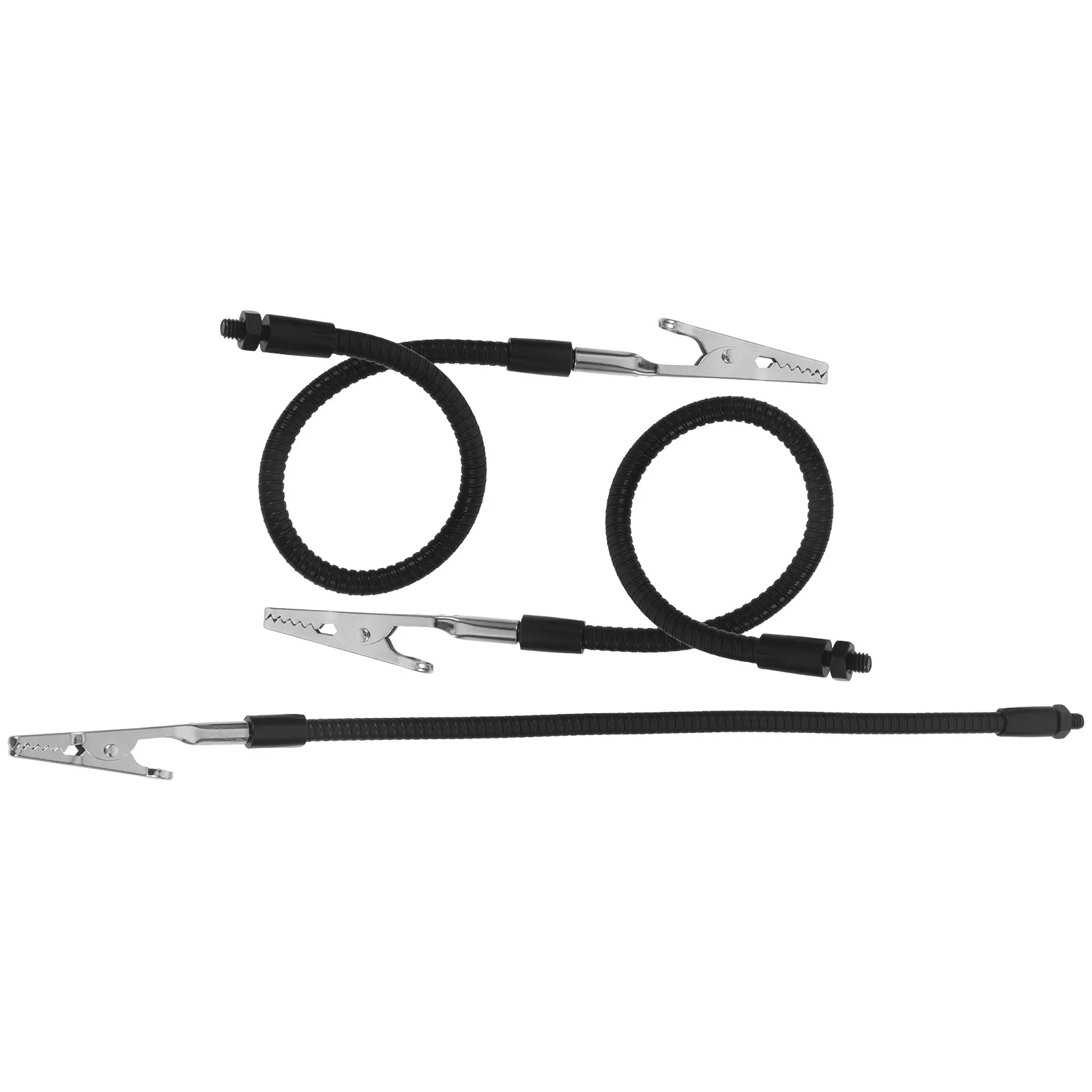 

3PCS Soldering Workbench Clamps Welding Fixing Fixture Metal Wire Alligator Clip Black Kit Third Hand Tools PCB Holder