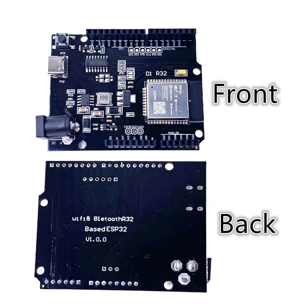 WiFi UNO Based ESP32 D1 R32 Board Compatible with Arduino Port for MicroPython LUA Arduino IDE