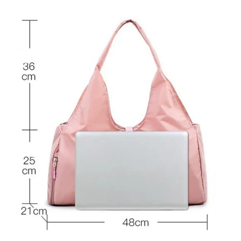 Bolsas de nailon impermeables para deportes al aire libre para hombres y mujeres, bolso de viaje para entrenamiento, esterilla de Yoga, bolsa deportiva con compartimento para zapatos, nuevo