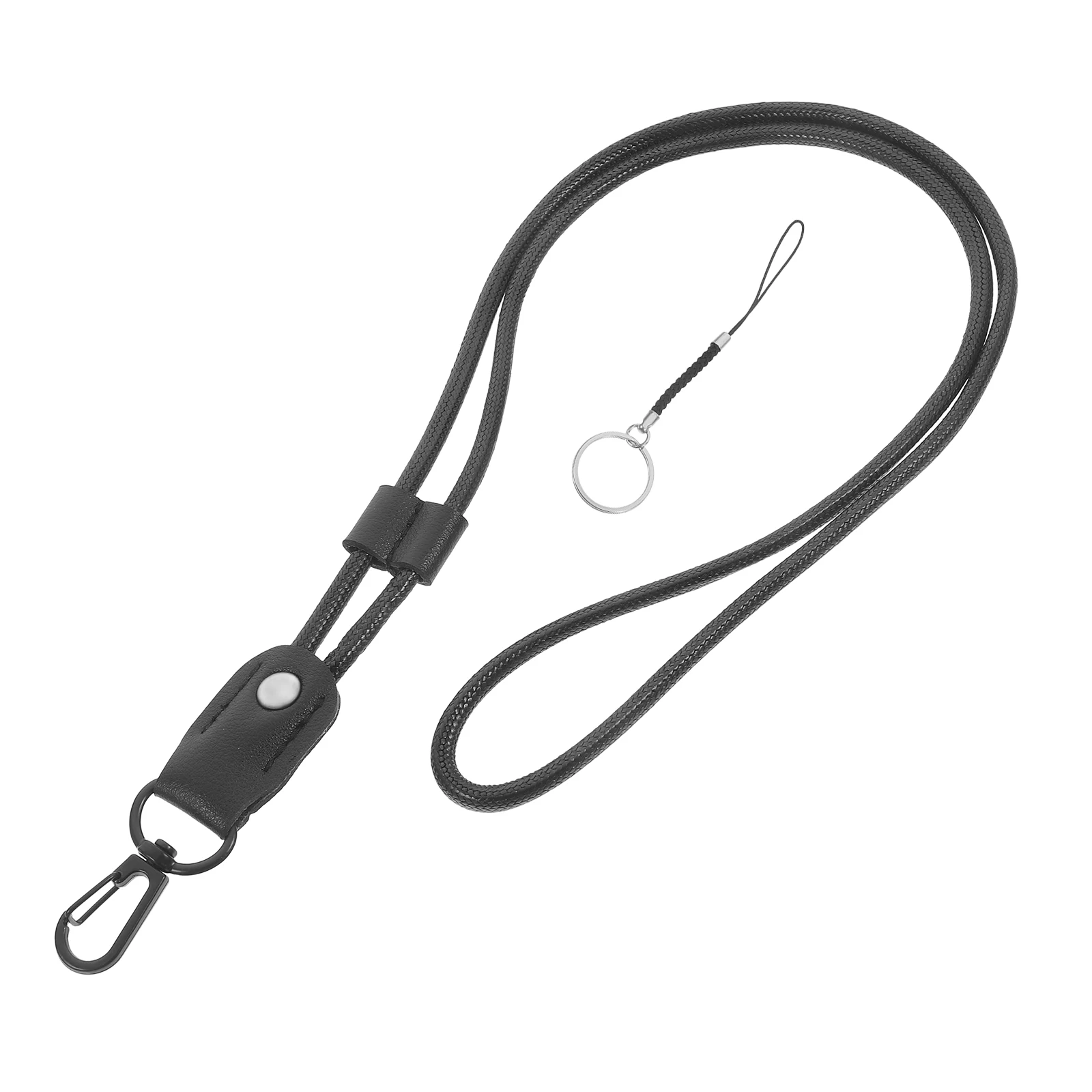 

Multifunctional Badge Holder Lanyard Breakaway Lanyards For Id Badges Lanyard Holder Portable Hanging Rope Pu Material
