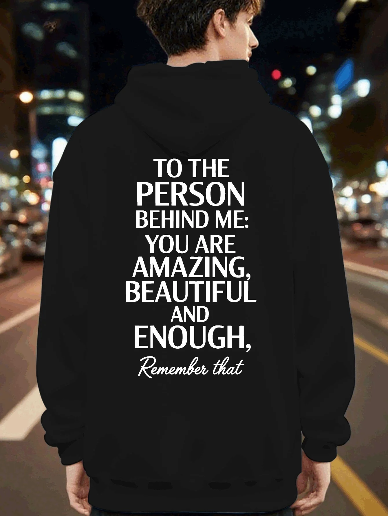 

Мужская толстовка с капюшоном с узором — мотивационный принт с отделкой спины «Для тех за меня» мотивационная цитата, повседневная рубашка с капюшоном