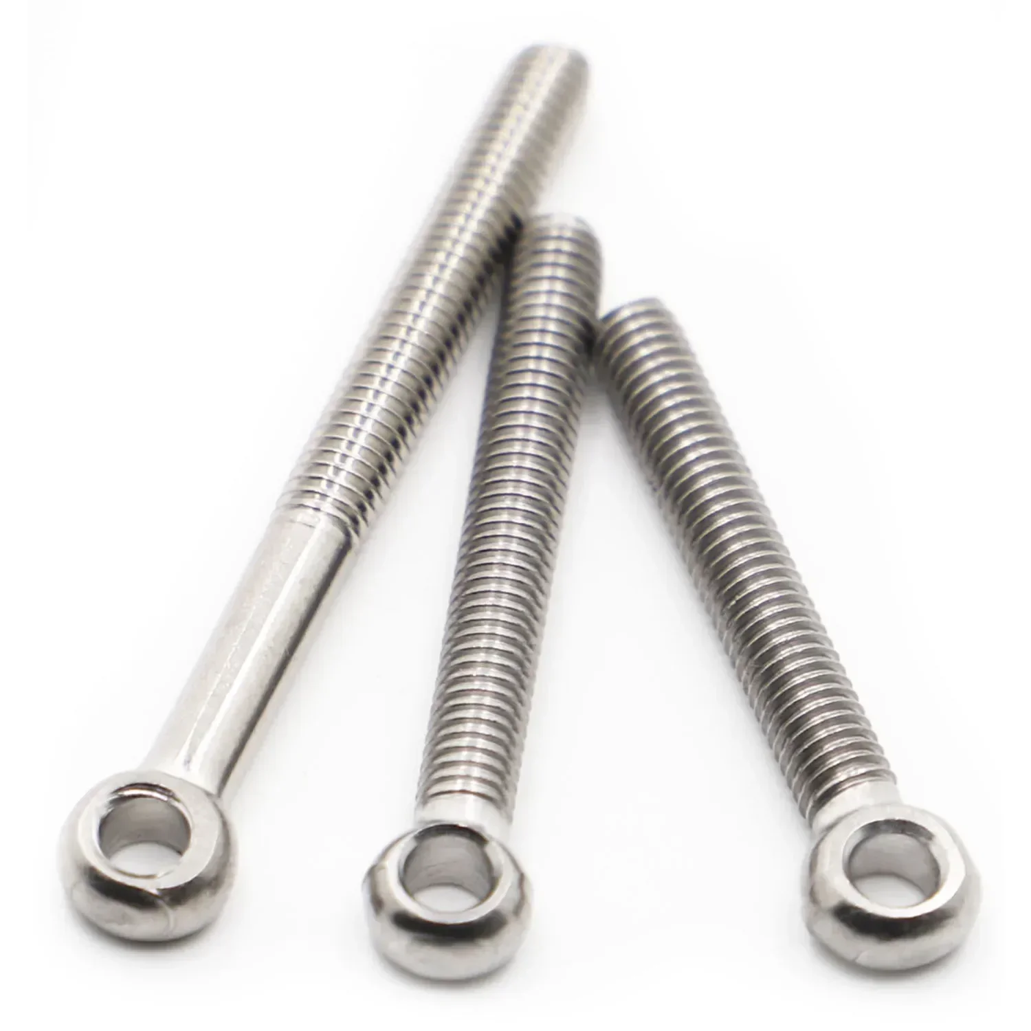 1/2/5pcs 304 Stainless Steel Ring Link Fisheye Eye Slip Hole Bolt Screw GB798 M6 M8 M10 M12
