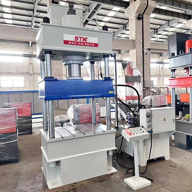 Customizable Factory Price Four-column Three-beam Hydraulic Press Sheet Metal Embossing Machine PLC Control Motor Pump 220V/380V