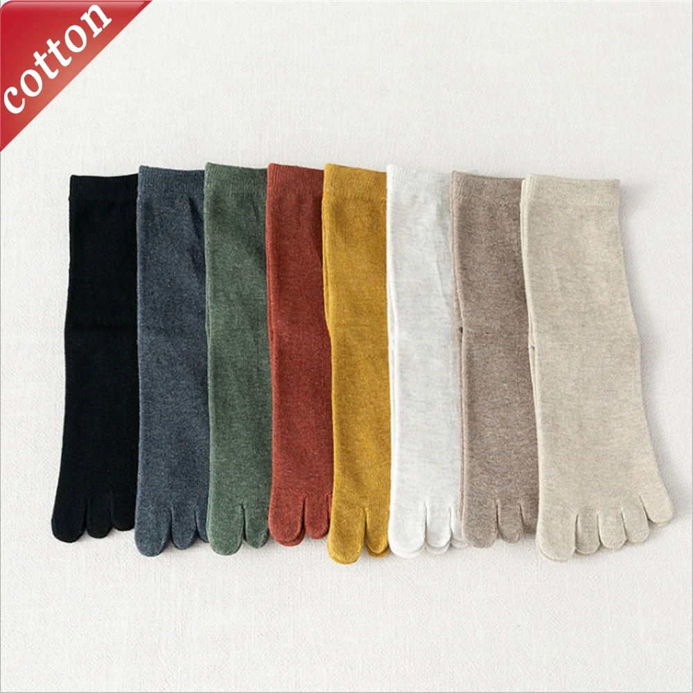 

Мужские носки с закрытым носком, однотонные, в стиле ретро, японские, универсальные, удобные, дышащие, из высококачественного хлопка, оптом