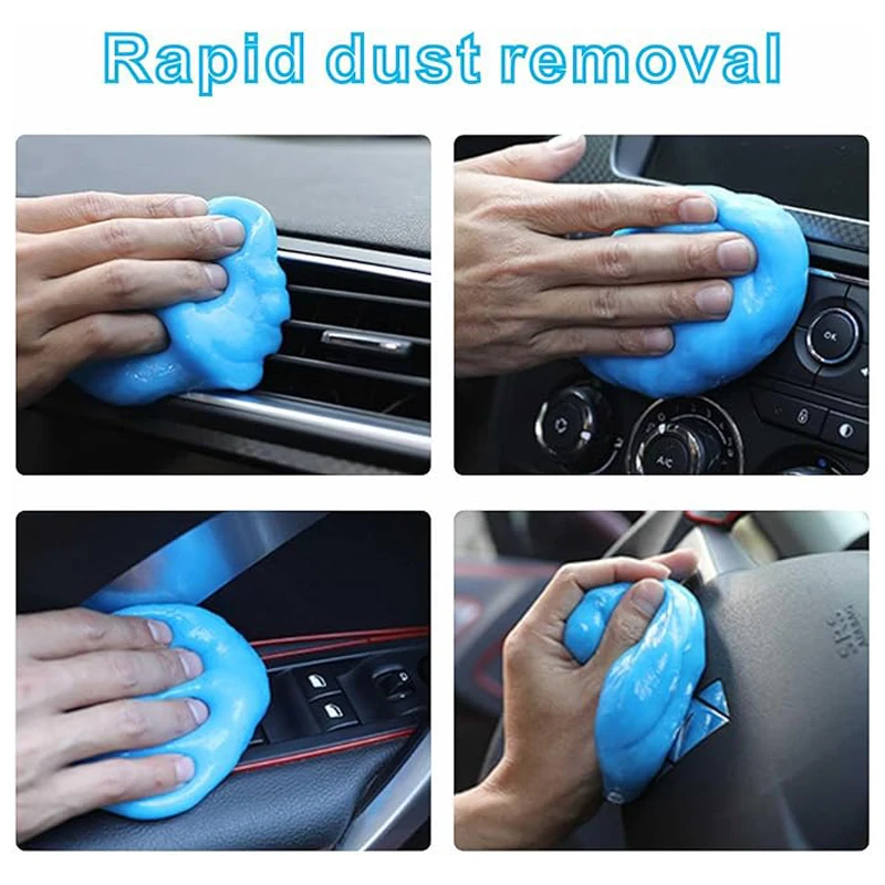 Limpiador de teclado de polvo de arcilla súper limpia, juguetes de limo, Gel de limpieza, Kit de masilla de barro de Gel para coche, USB para pegamento limpiador para ordenador portátil