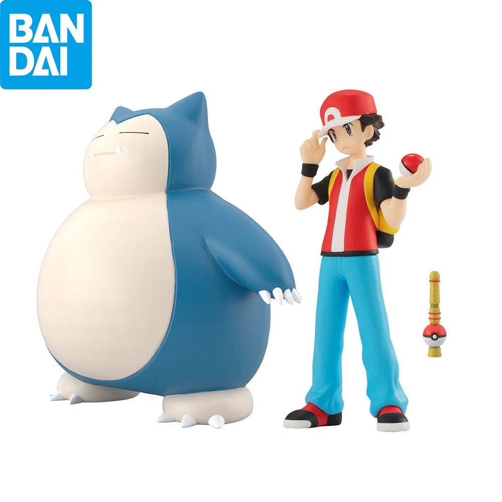 

Bandai Pokmon Scale World 1/20 Kanto Region Snorlax Red Poke Flute Anime Figure Collectible Model Toys