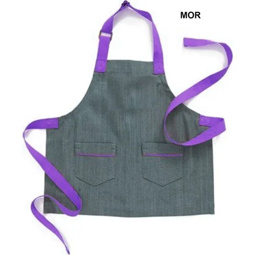 Medusa Forma Jeans Suspenders Chef Barista Cook Barber Tattoo Waiter Apron Purple