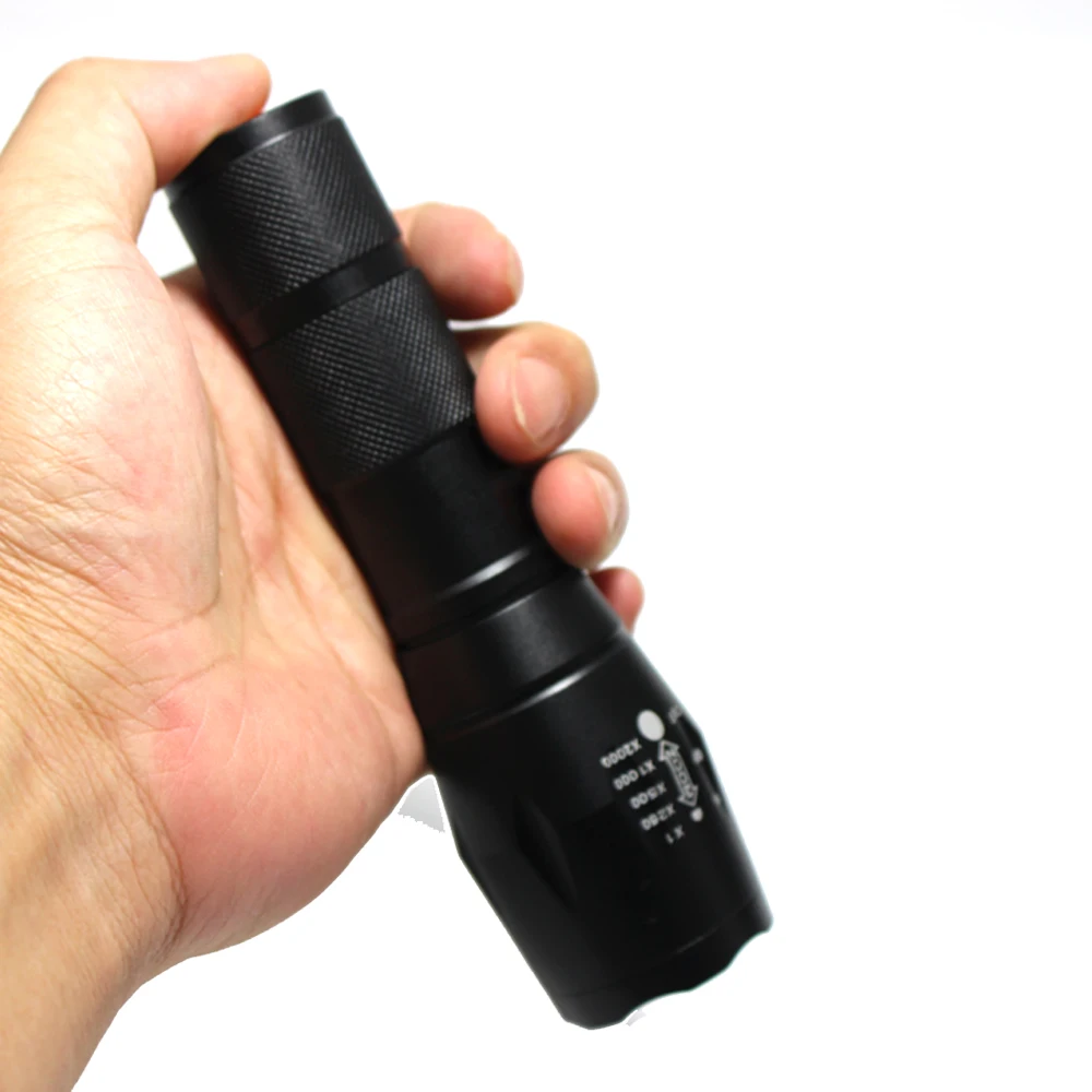 Hunting Zoom Green Red White IR LED Flashlight Light  18650 Lighting Tactical Lantern/Remote Pressure Switch/Mounts/box