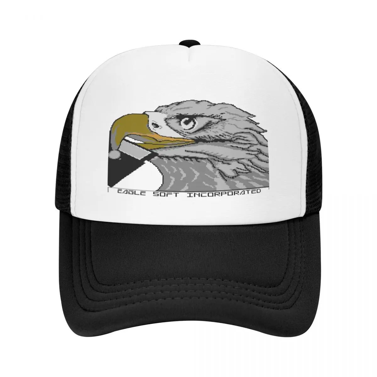 

Commodore 64 Eaglesoft Logo Baseball Cap Visor Beach Custom Cap Mens Women's