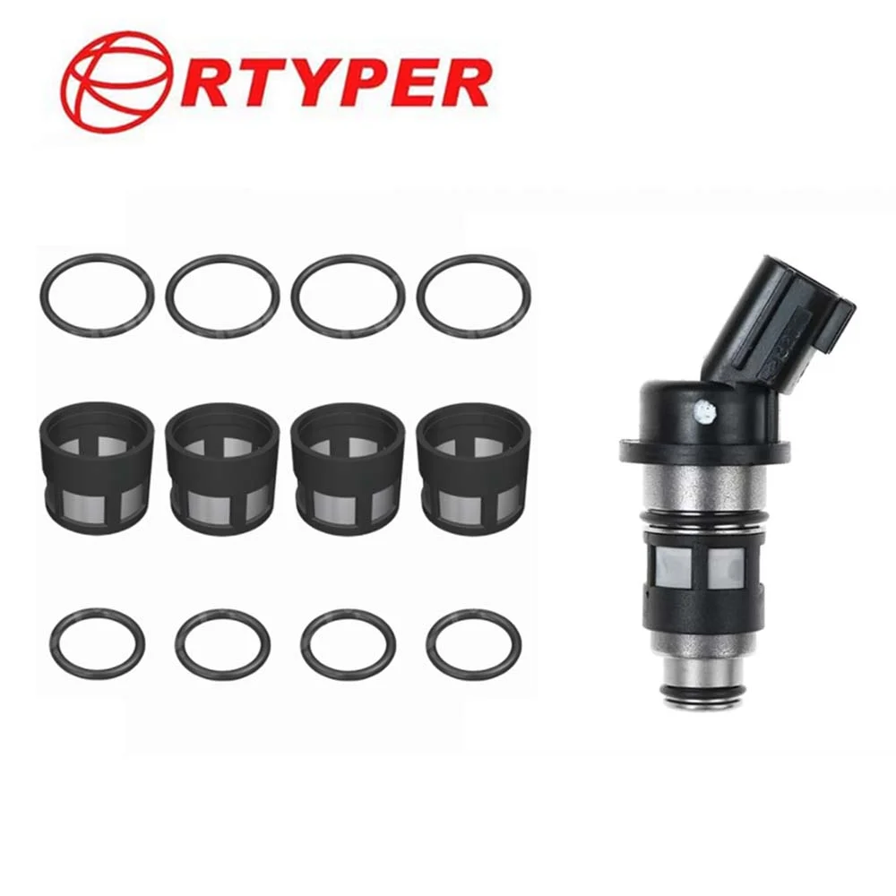 4 SETS 16600-73C90 JS50-1 High Quality Fuel Injector Repair Kit for Nissan Primera p10 1.6l 1660073C90 JS501