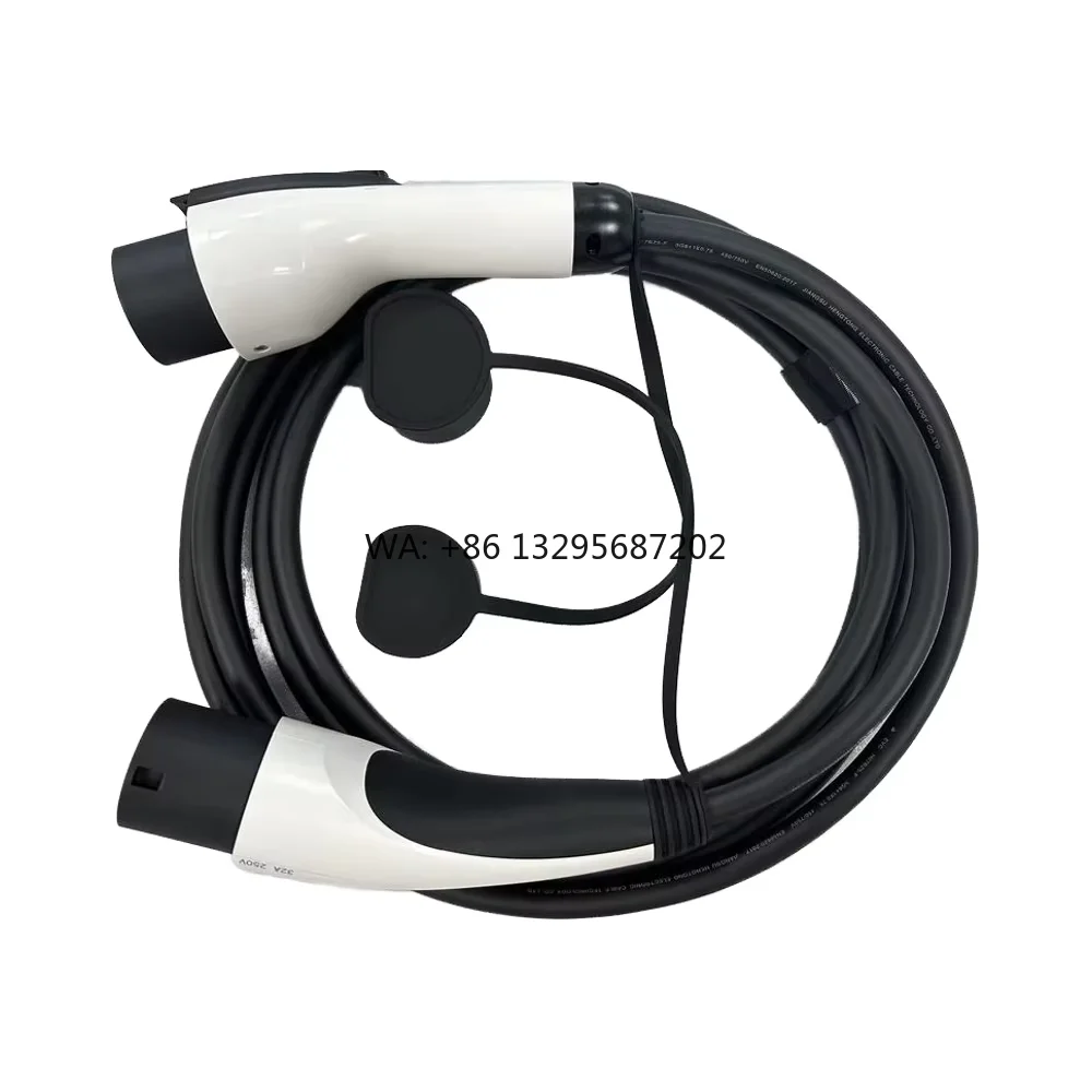 

Портативное зарядное устройство для электромобилей JET 32A, 3-фазное, с кабелем 5 м, разъем Type2, 22 кВт переменного тока, 5-метровый кабель, разъемы для электромобилей