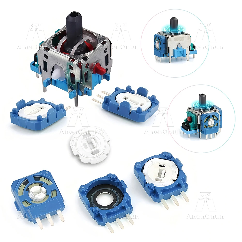 

2K3 Ohm Potentiometer for PS5 Controller Original ALPS Joystick Replacement Kit Thumbstick Module Sensor Drift Fix Parts - Blue