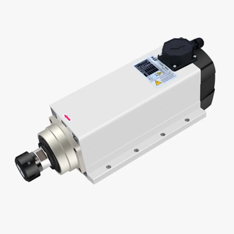 Air Cooled CNC Spindle for Construction Turning Machine Tool Engine3.5KW 220V ER25 Ceramic Ball Bearings Spindle Motor Flange