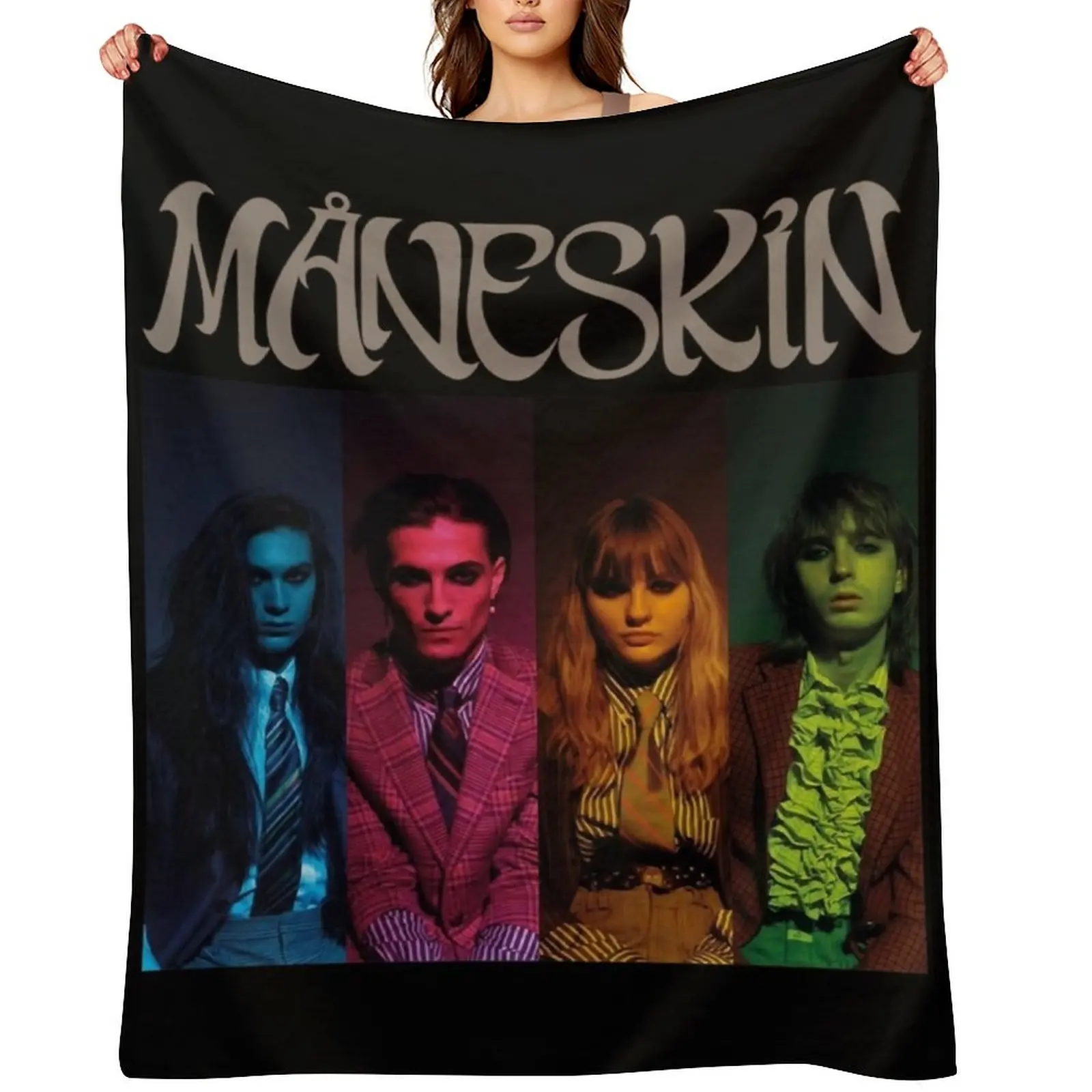Maneskin 31 Throw Blanket Warm Sofa Loose blankets ands For Baby Weighted Blankets