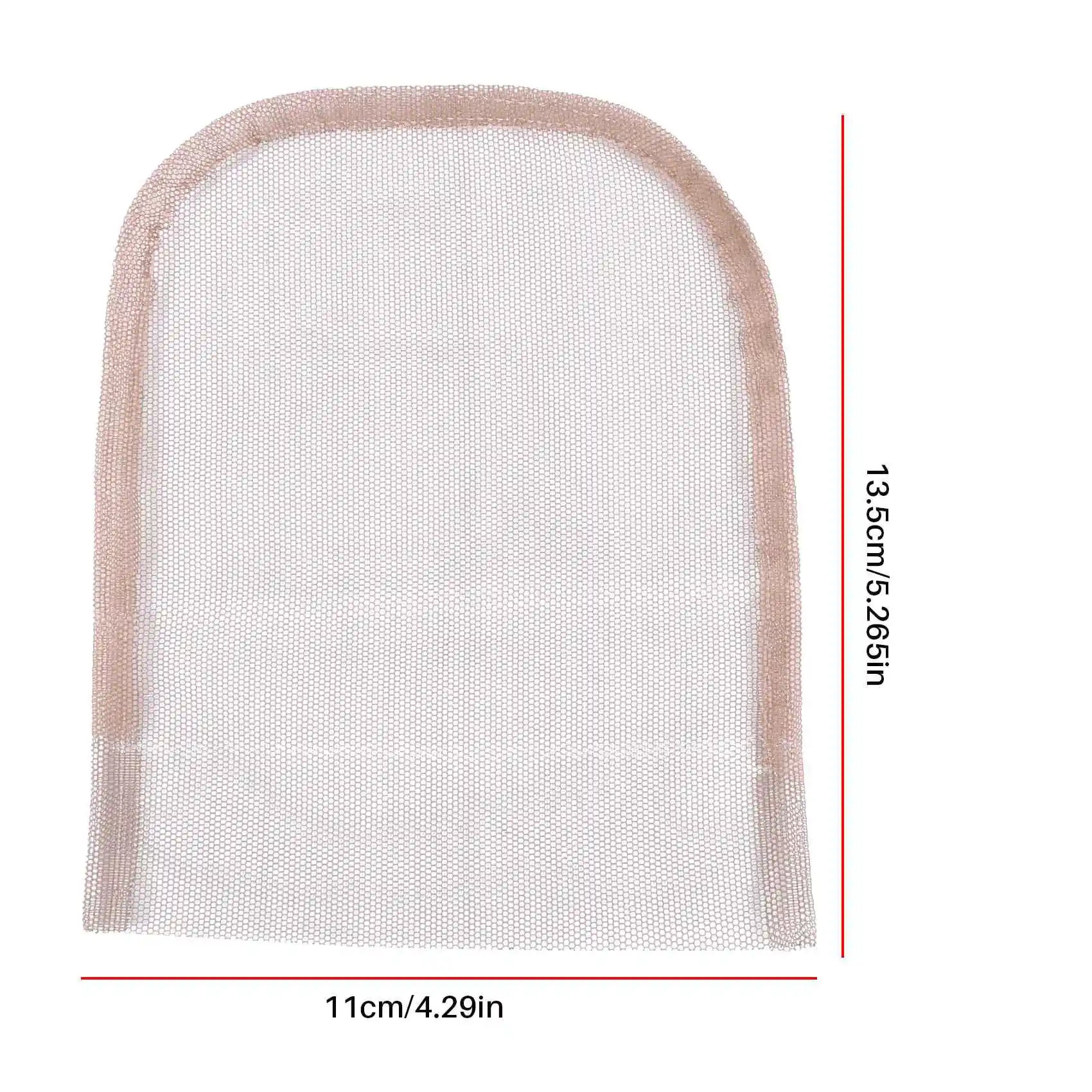 Base de Renda Suíça A20Q para Confecção de Perucas com Fechamento Frontal, Rede de Cabelo Tecida à Mão, Acessório para Perucas com Fechamento de Touca