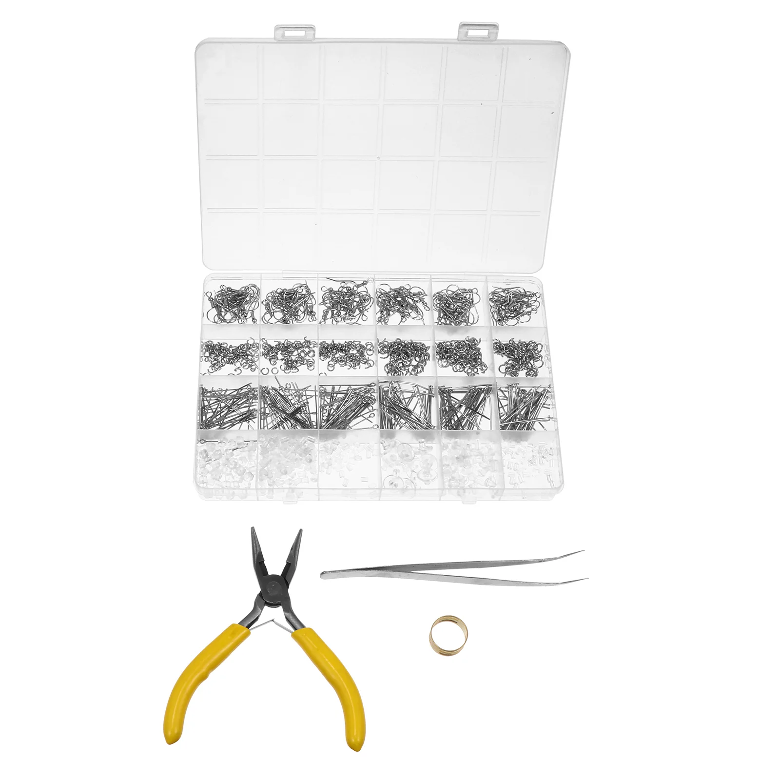 

Earring Material Kit Jewelry Findings DIY Hook Clasp Making Hooks Eardrop Manual