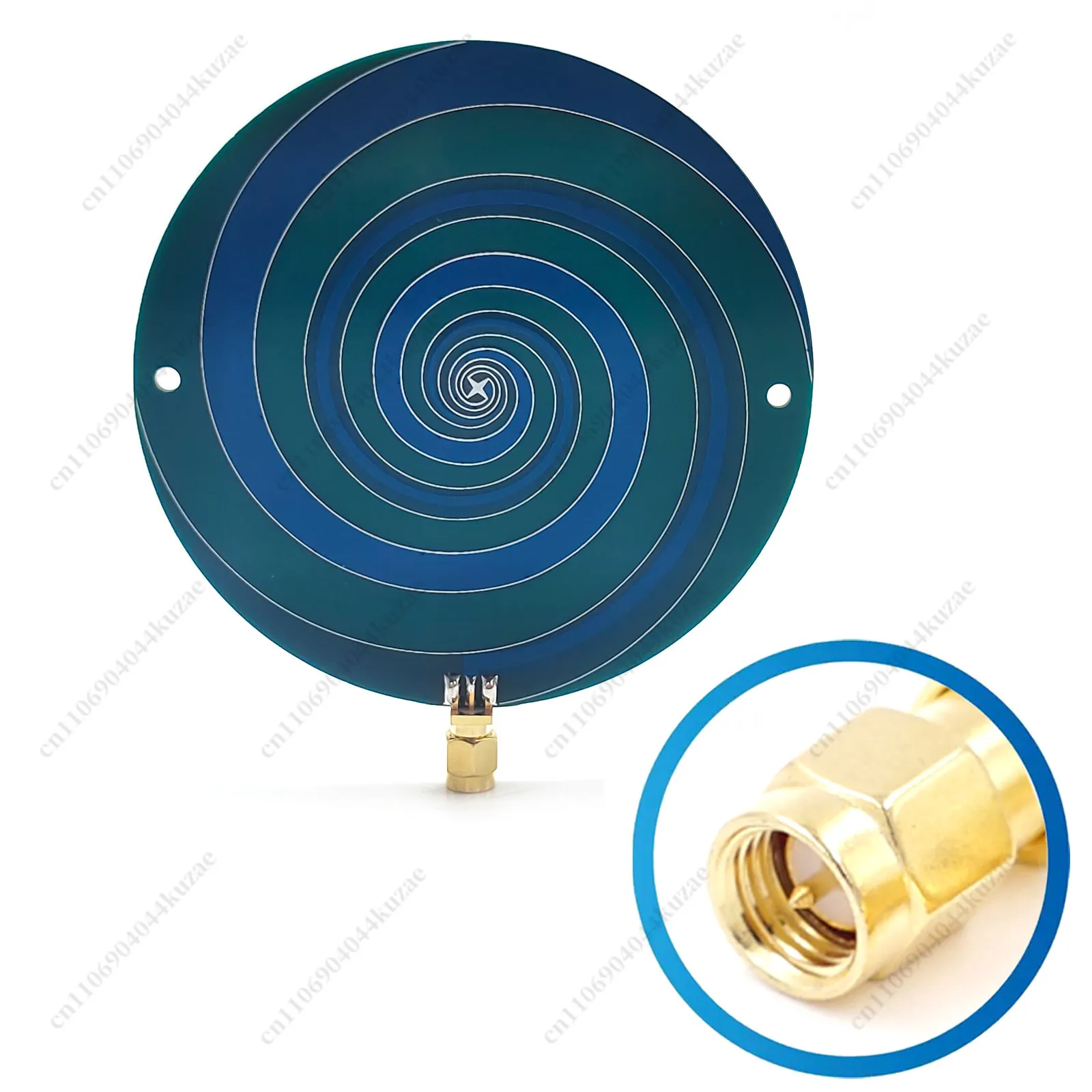 Circular Polarization Ultra-Wideband Wireless Positioning Ranging PCB Omnidirectional Flat UWB Antenna 1GHz-10GHz