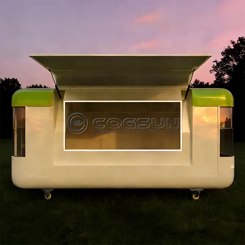 

Мобильный кофейный киоск Cogsun, фудтрак, полностью оборудованная кухня, печь для пиццы, машина для мороженого, продажа в США