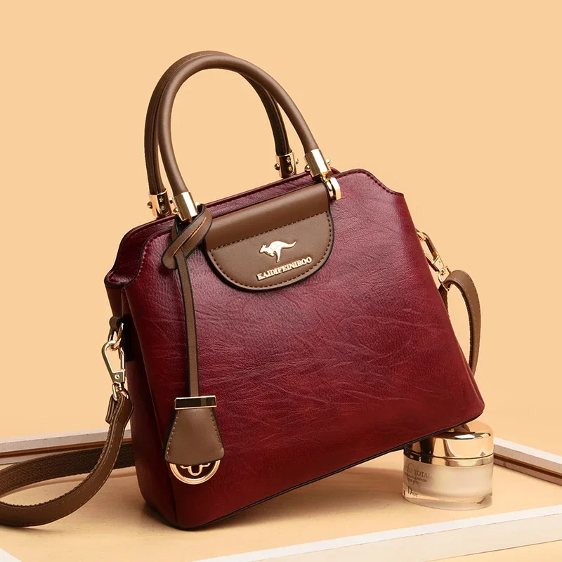 Casual Tote Quality Leather Small Crossbody Bags for Women 2024 New Luxury Handbags Women Bags Designer Simple Shoulder Bag Sac