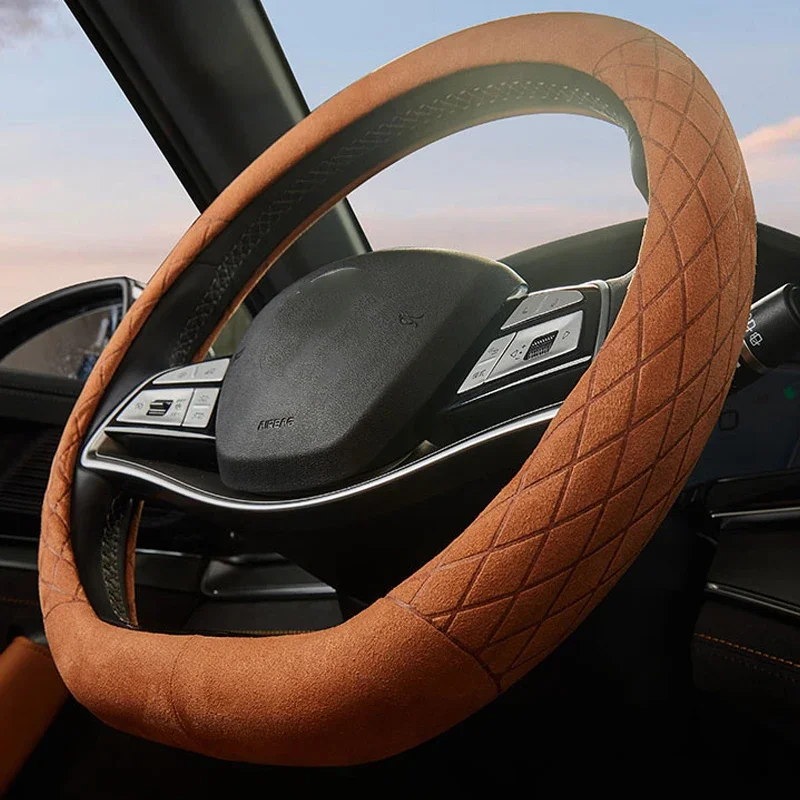 Car Steering Wheel Cover For Byd Tang 2022 2023 Interior Car Accessories