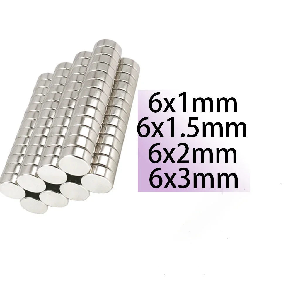 n35 6x1 6x1.5 6x2 6x3 Round Mini Magnet Super Powerful scooter factory Neodymium scooter Magnets rare earth Search Magnetic