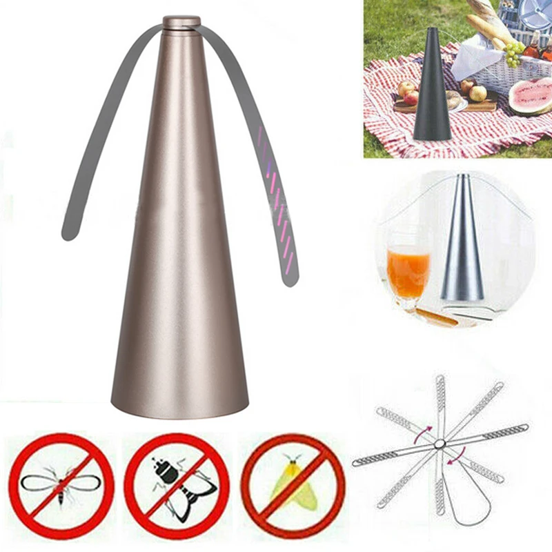 

New Fly Repellent Fan Keep Flies and Bugs Away From Your Food Enjoy Outdoor Meal