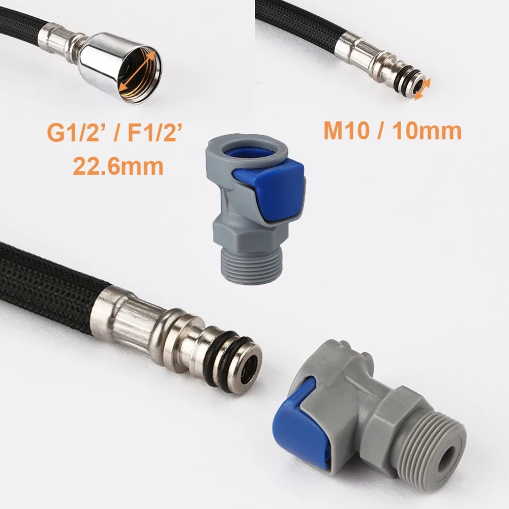 1.5m Kitchen Faucet Hose 360° Rotation Pull Out Nylon Braided Shower Hose Anti Winding Handheld Shower Pipe Tube M10 M15 Thread