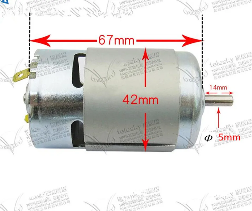 775 6-20V 12V 14.4V 18V 20V Motor for RS-775WC-9013 Large Torque for BOSCH MAKITA HITACHI RYOBI Milwaukee METABO HILTI Saw DIY