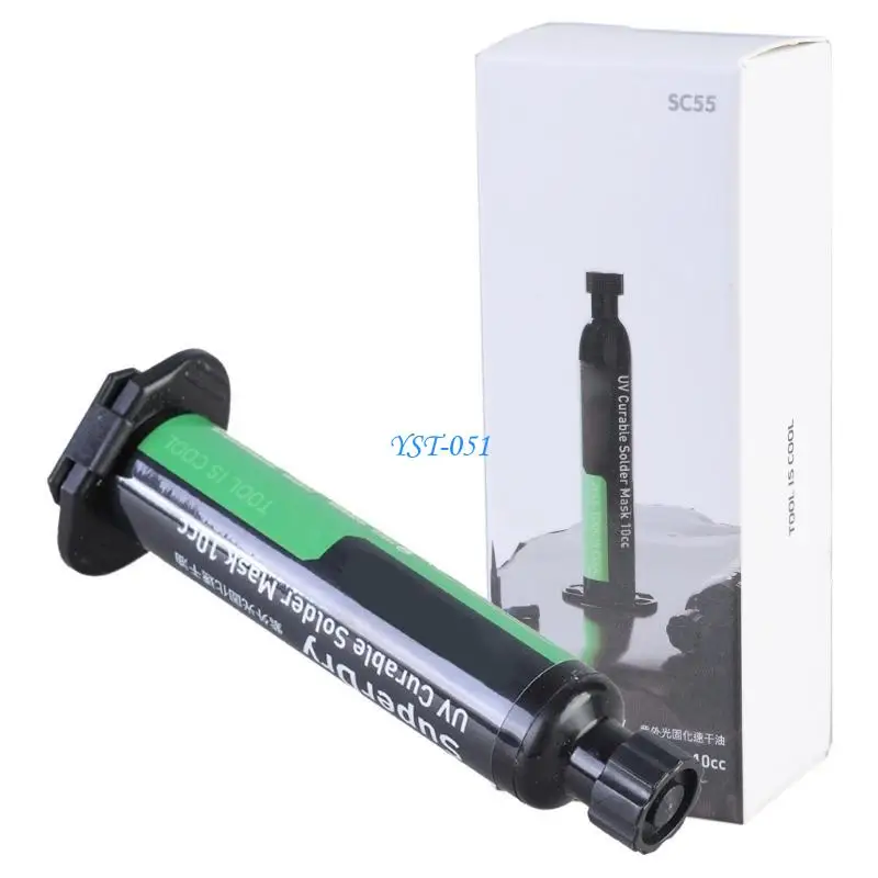 

E15A SC55 Fast Dry Curable Solder Mask 10CC For Phone Repair Jumping Wire Quick