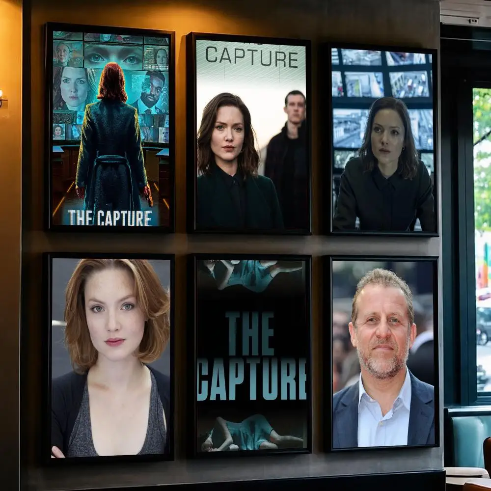 tv series T-The Capture-E Poster Minimalist Wall Sticker for Cafe Office Bar Home Decor and Gift
