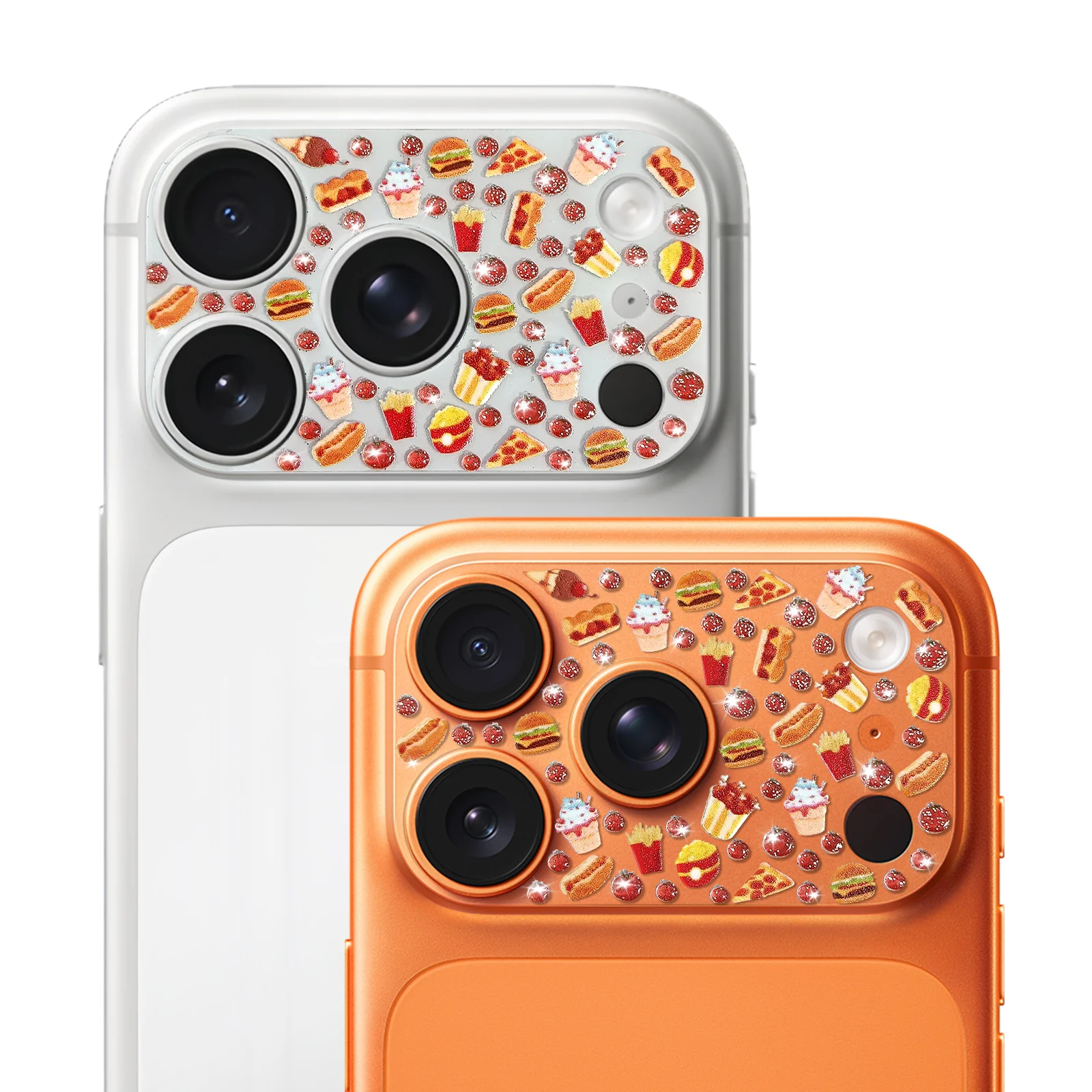 لون الماس 9H HD حامي عدسة الكاميرا آيفون 17 برو 17 برو ماكس حلقة معدنية عدسة الزجاج المقسى فيلم غطاء #4