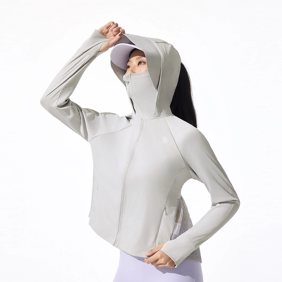 

BOSIDENG sunprotection jacket for women Summer jackets hooded jacket super light high quality skin protection