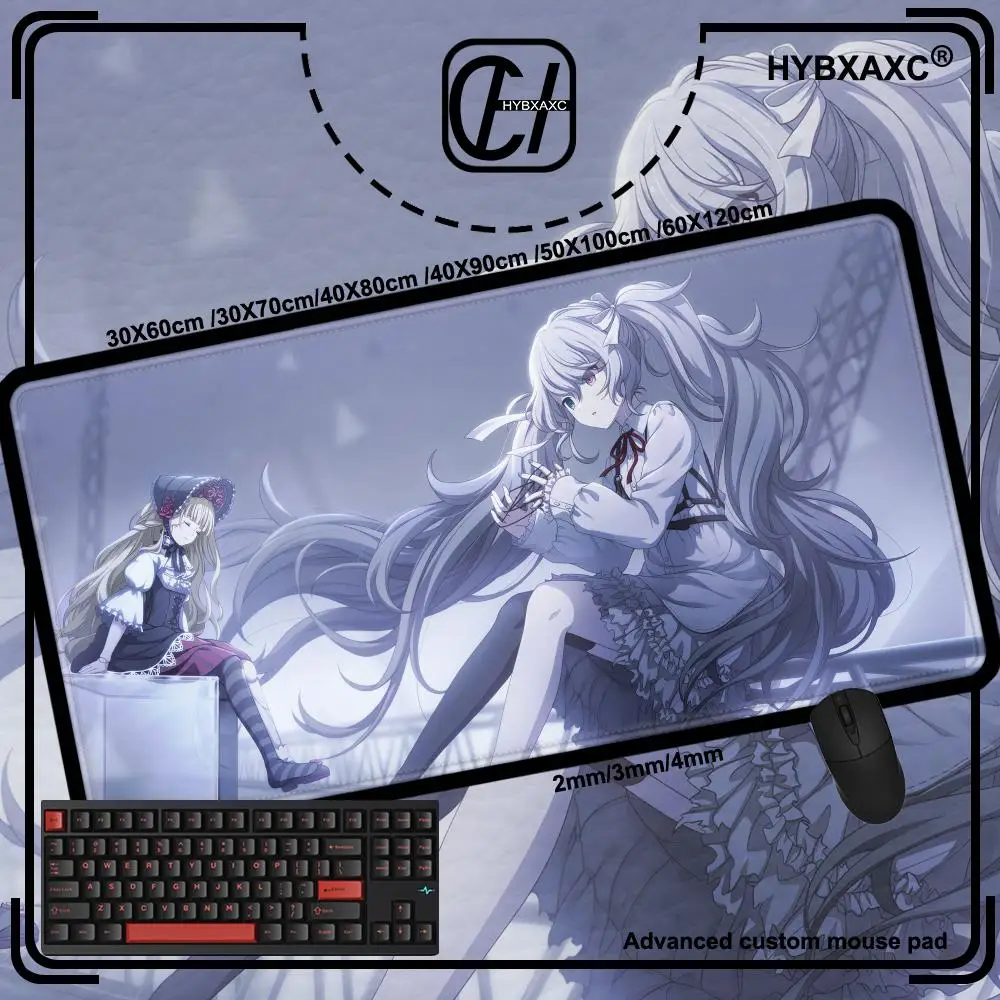 K-Kanade-Project S-Sekai Mouse Pad Cute HD Desk Pad Extended Gaming Keyboard Mats Large 90x40cm XXL Gamer Mousepad