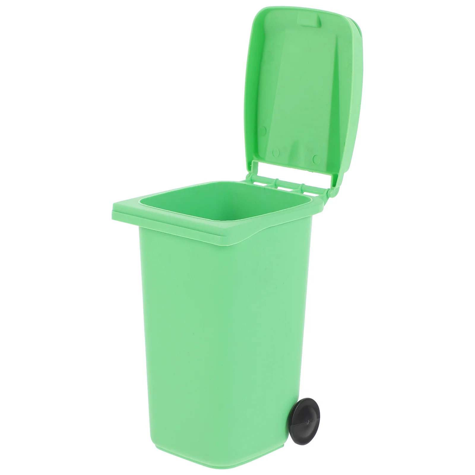 Mini Desktop Dustbin Plastic Table Trash Can Covered Small Garbage Bucket for Office Home Use Desktop Trash Can