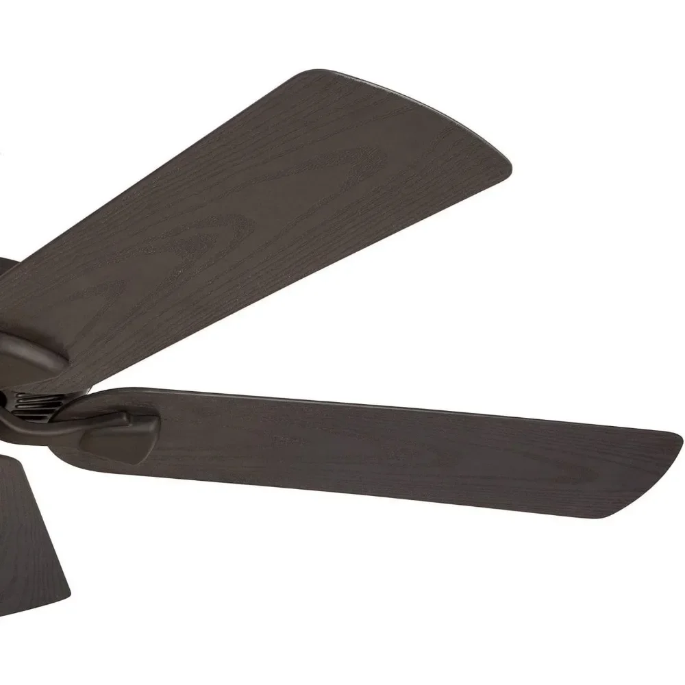 52 Inch Ceiling Fans with No Lights, Pull Chain, Three Mounting Options and ETL Damp Rated, Ceiling Fans