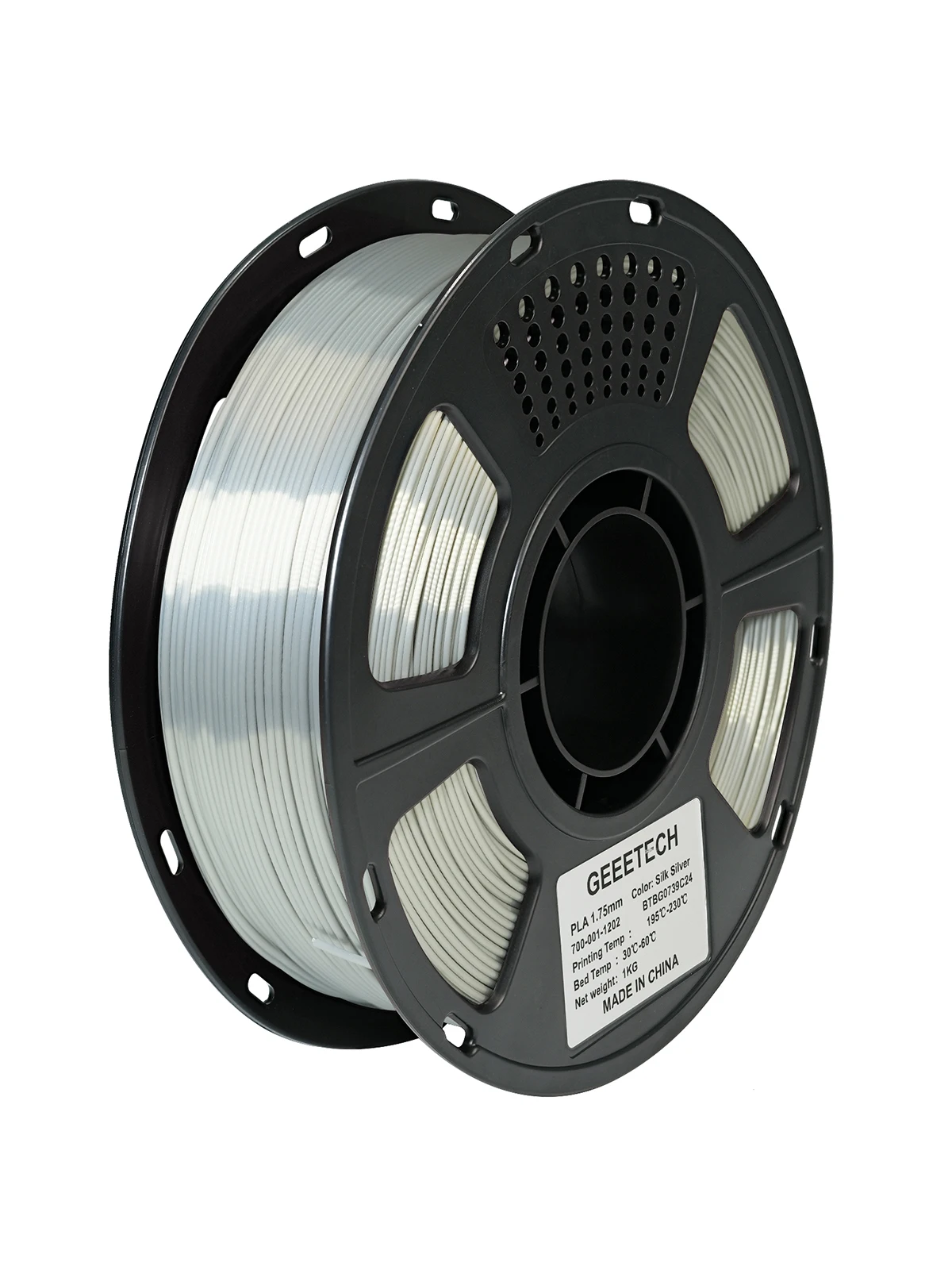 GEEETECH 3D Silk PLA Filament 1kg 1,75mm Spule für 3D-Drucker Material Vakuumverpackung Geeignet für Bambu Lab