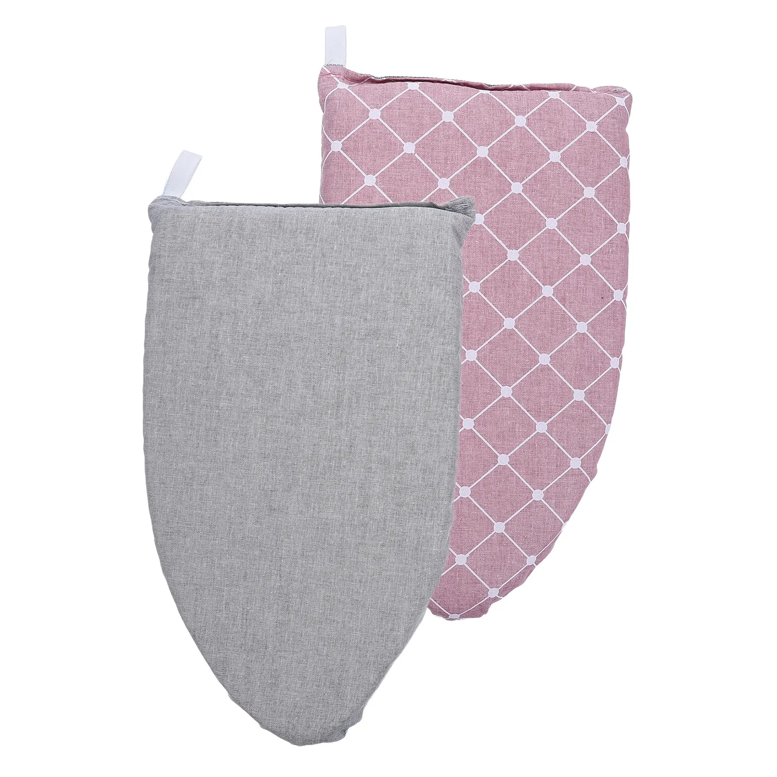 2Pcs Mini Handheld Ironing Board Set Portable Tabletop Iron Board with Heat Resistant Glove Space Saving Travel Sewing Craft