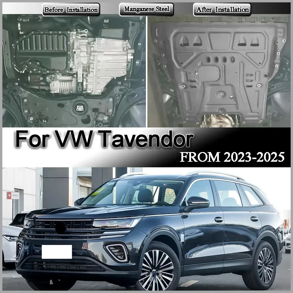 Vordere Unterbodenschutzplatte Motorschutzblech Schmutzfänger für VW Tavendor 2023-2025 2.0T